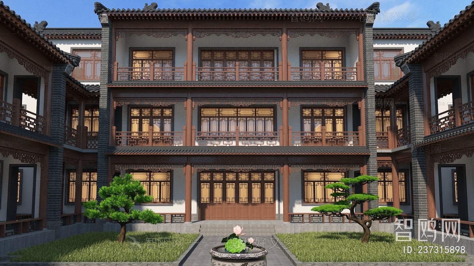 Chinese Style Building Appearance