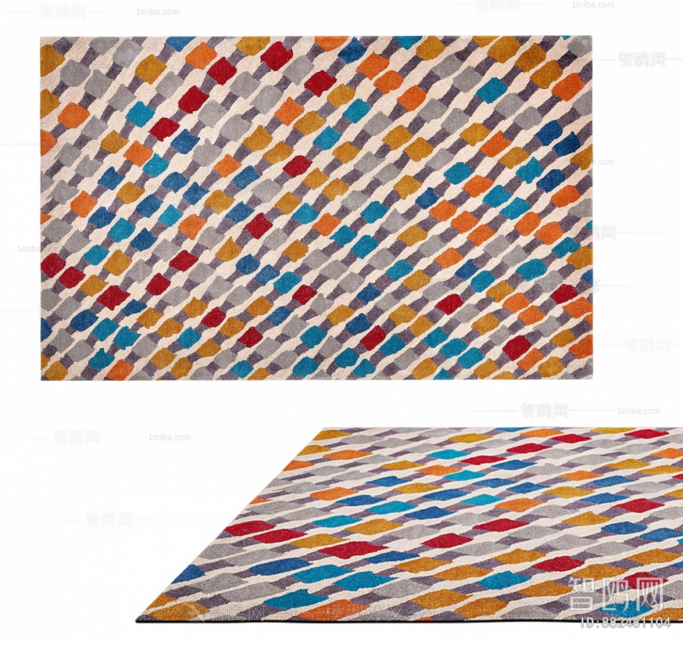 Nordic Style Patterned Carpet