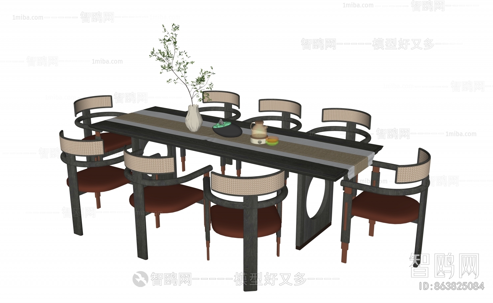 New Chinese Style Dining Table And Chairs