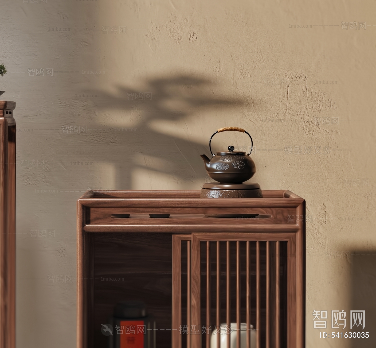 新中式茶水柜