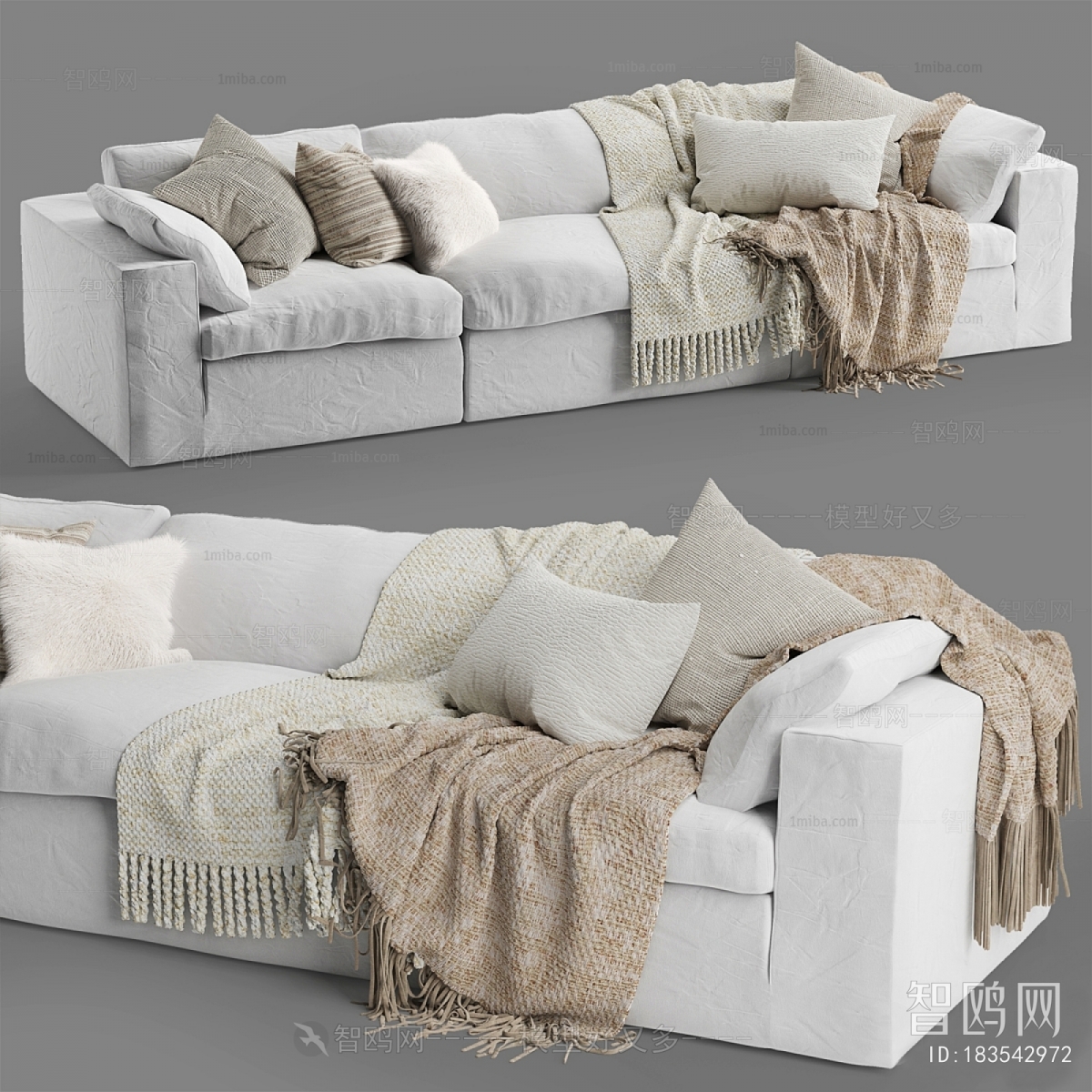 Modern Three-seat Sofa