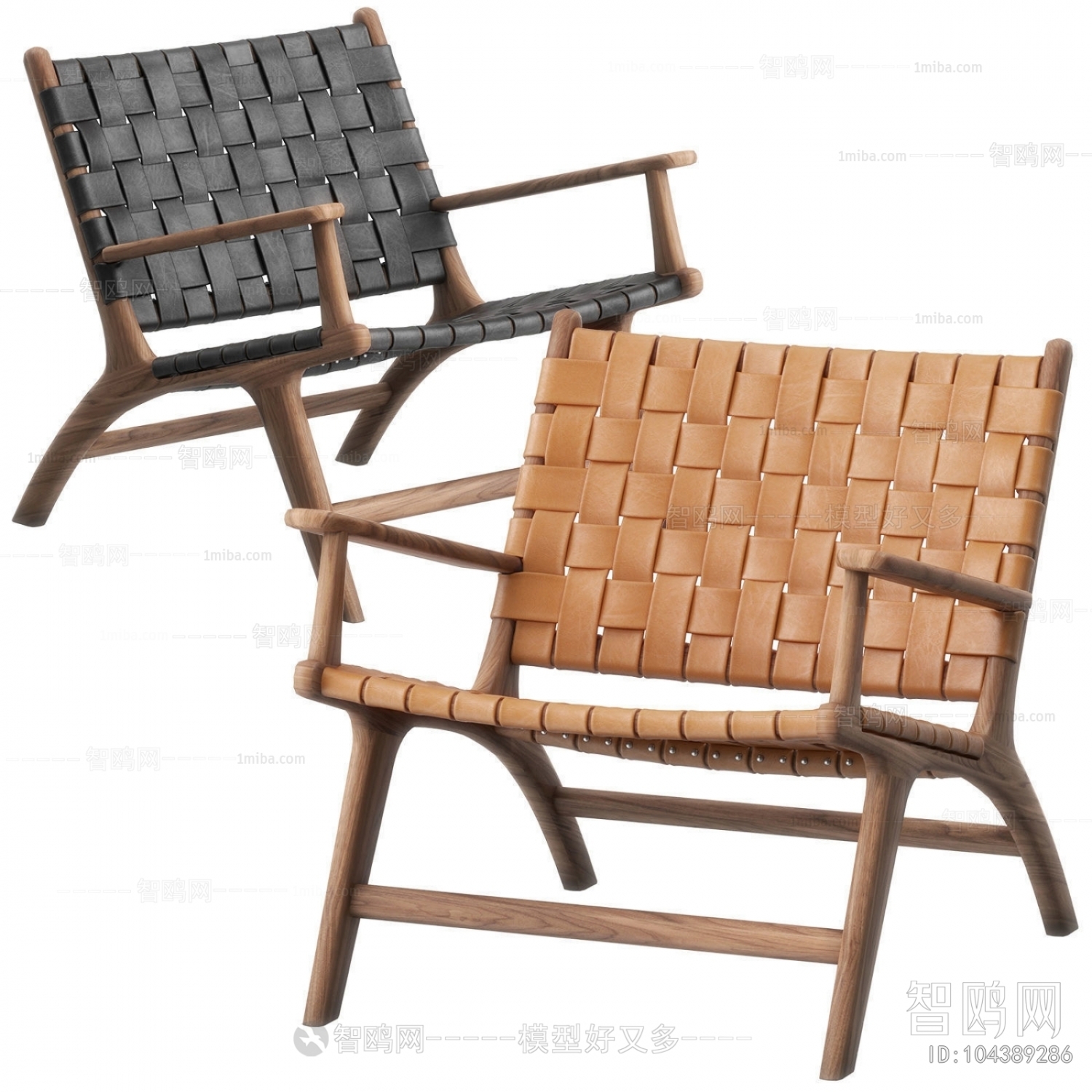 Modern Wabi-sabi Style Lounge Chair