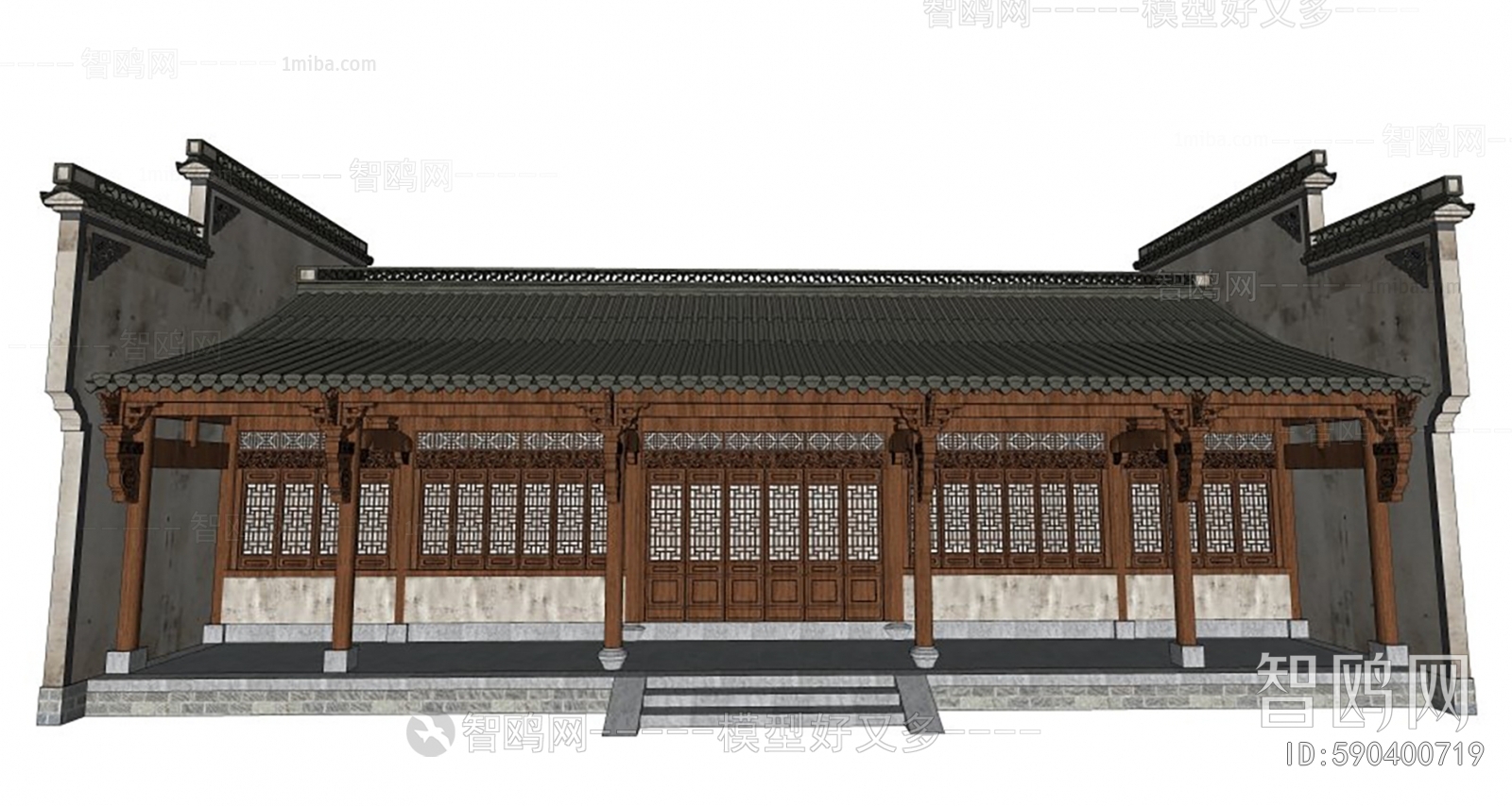 Chinese Style Building Appearance