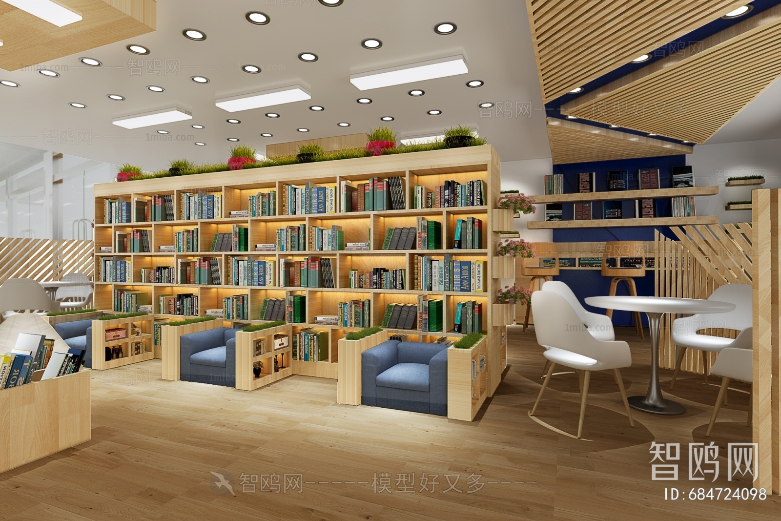 Modern Bookstore Book Bar