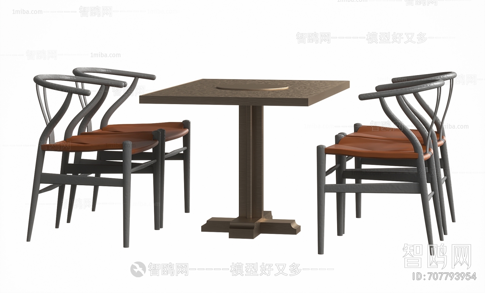 新中式休闲火锅休闲桌椅