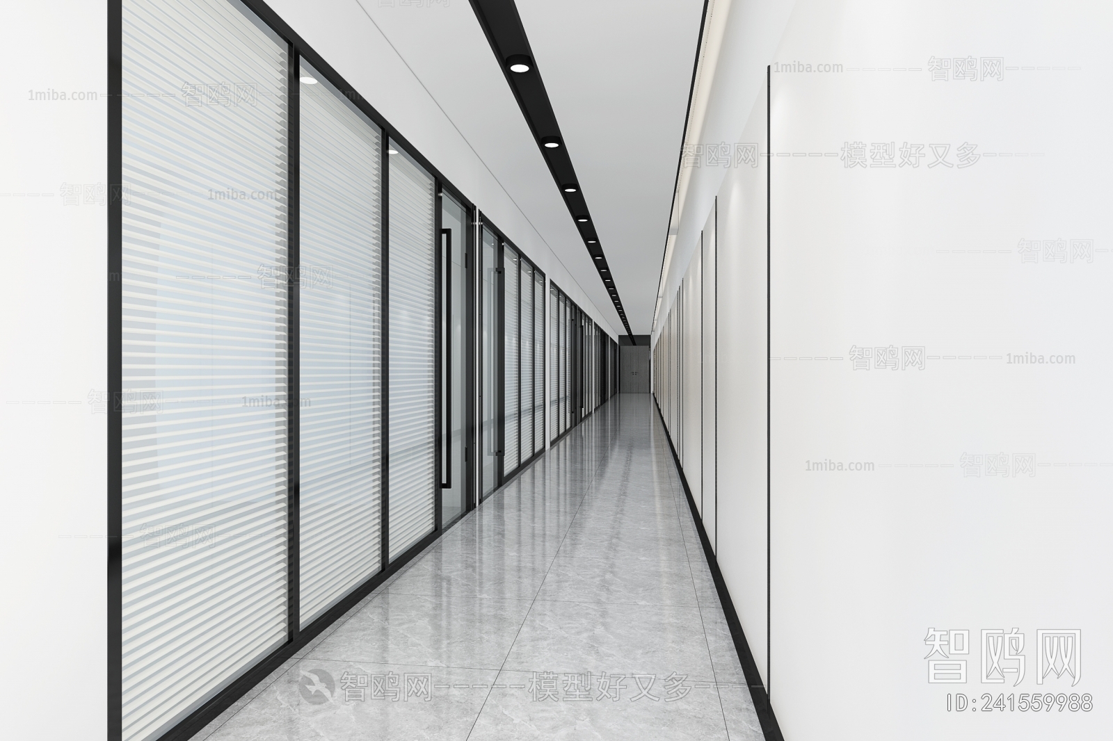 Modern Office Elevator Hall