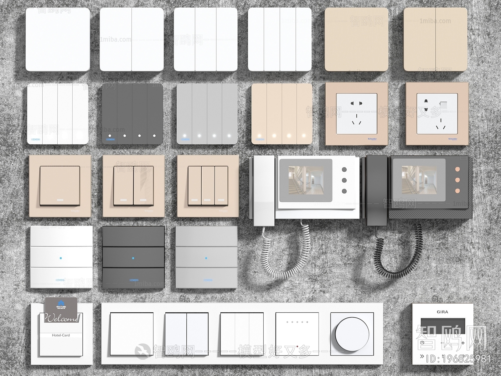 Modern Switch Socket Panel