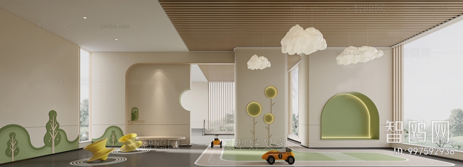 Modern Children's Playroom