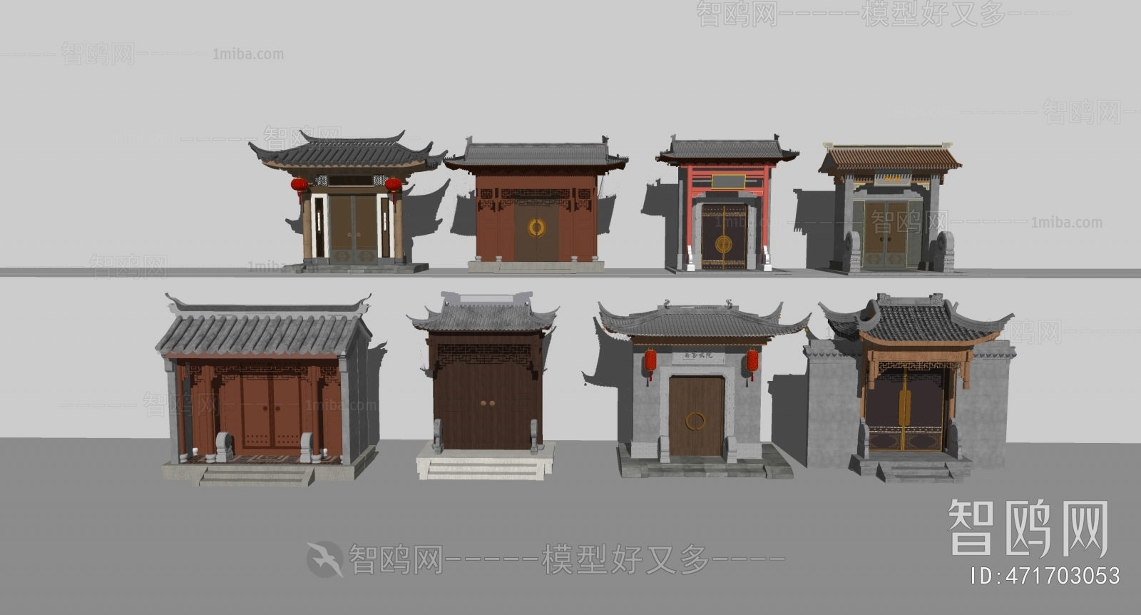 Chinese Style Building Component