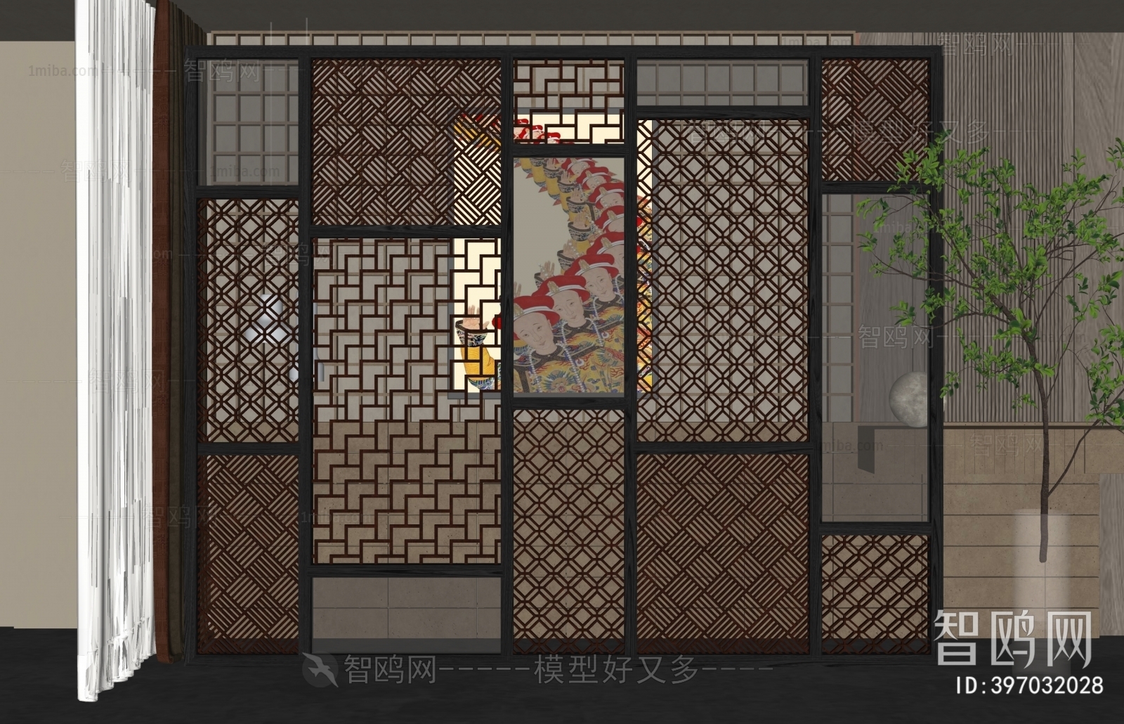 New Chinese Style Partition