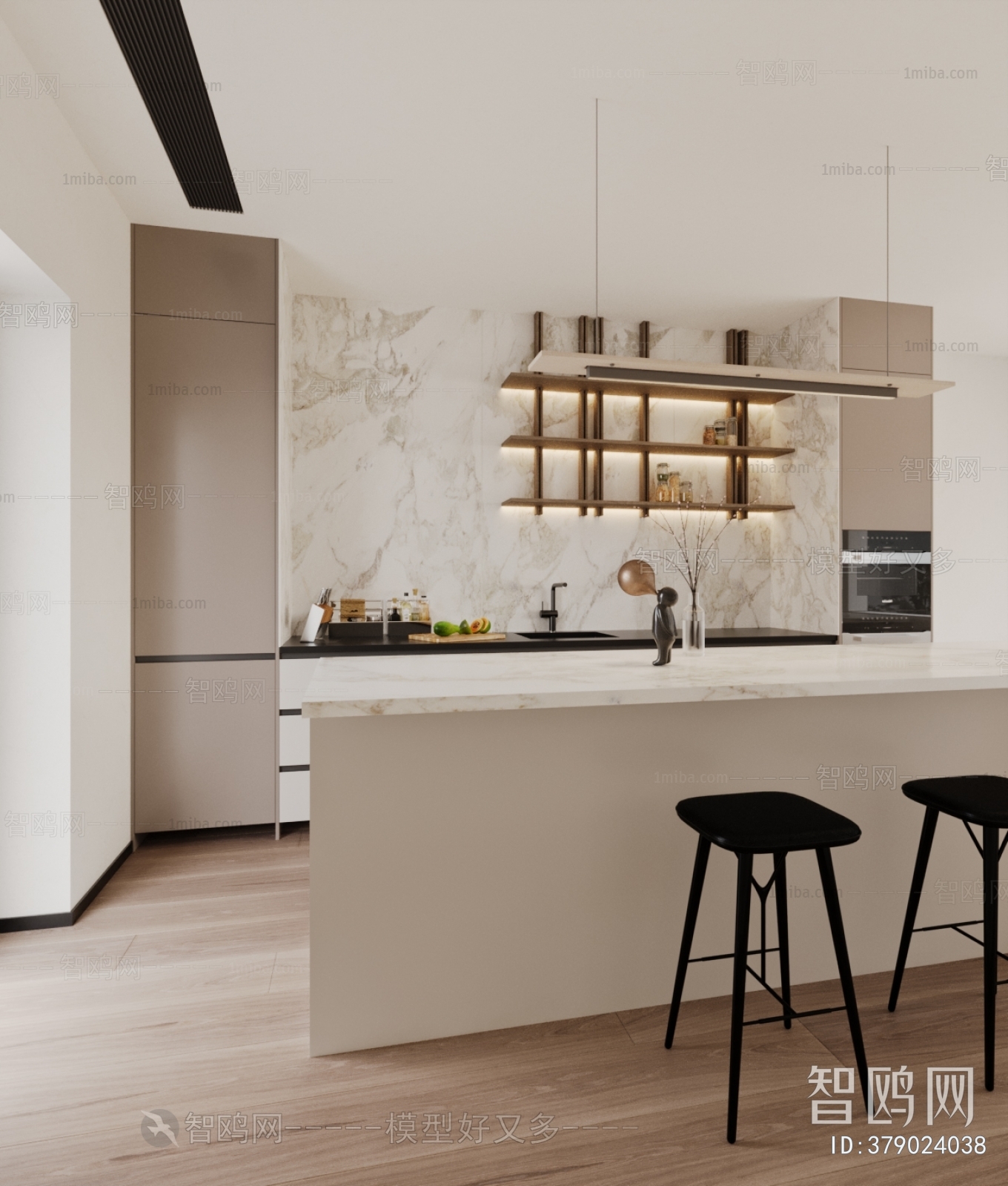 Modern Open Kitchen