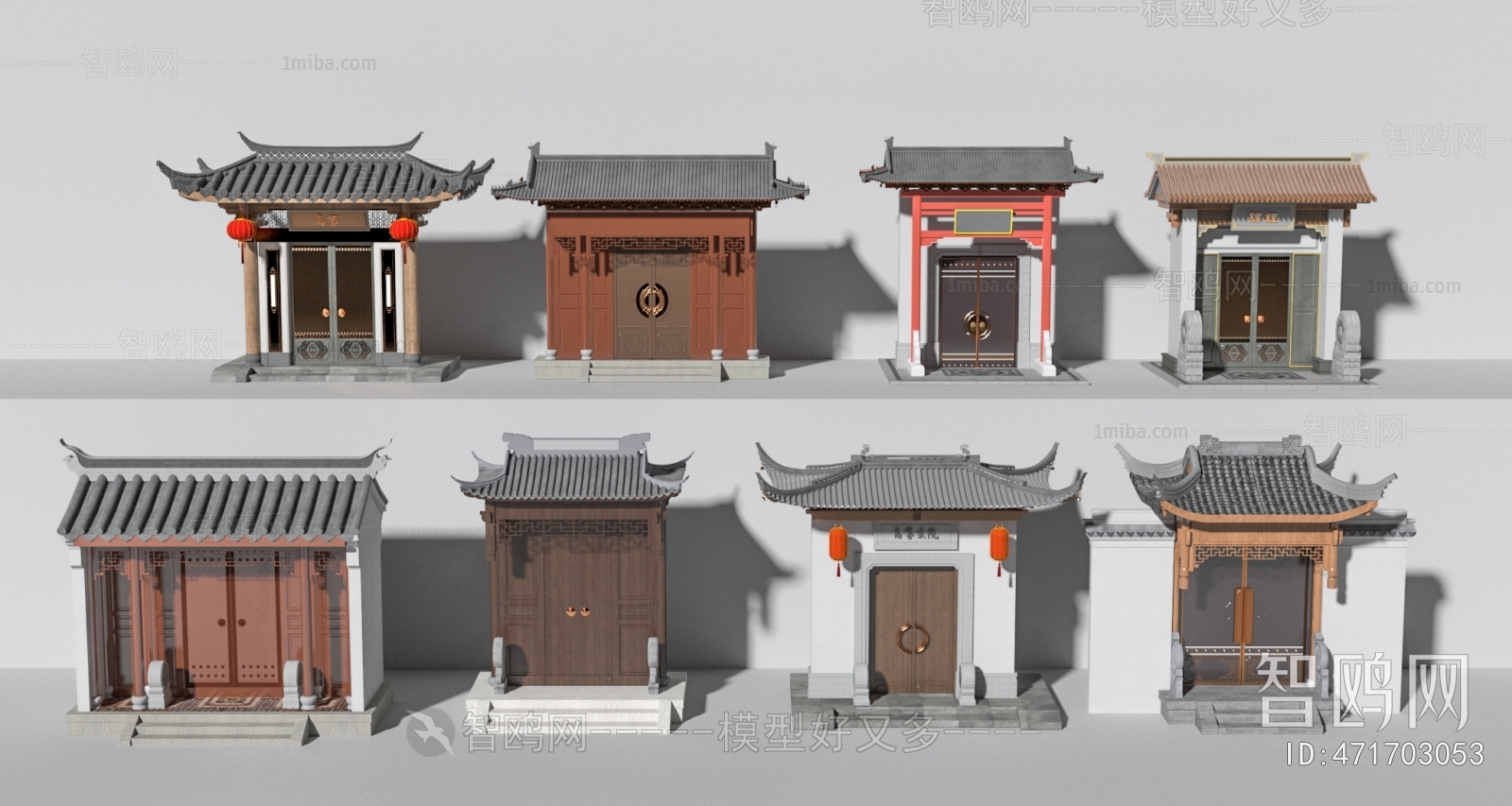 Chinese Style Building Component