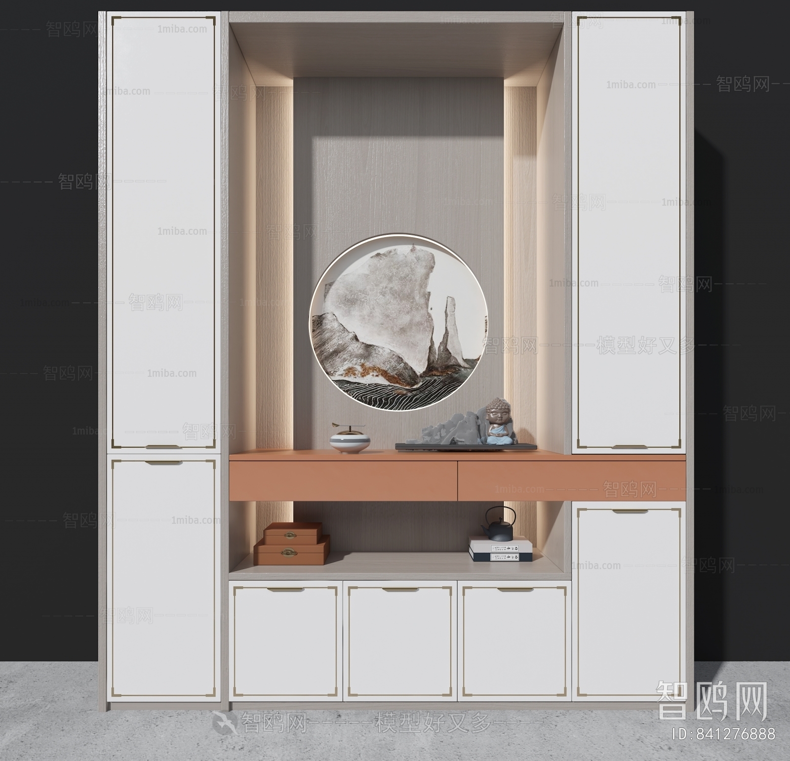 New Chinese Style Decorative Cabinet