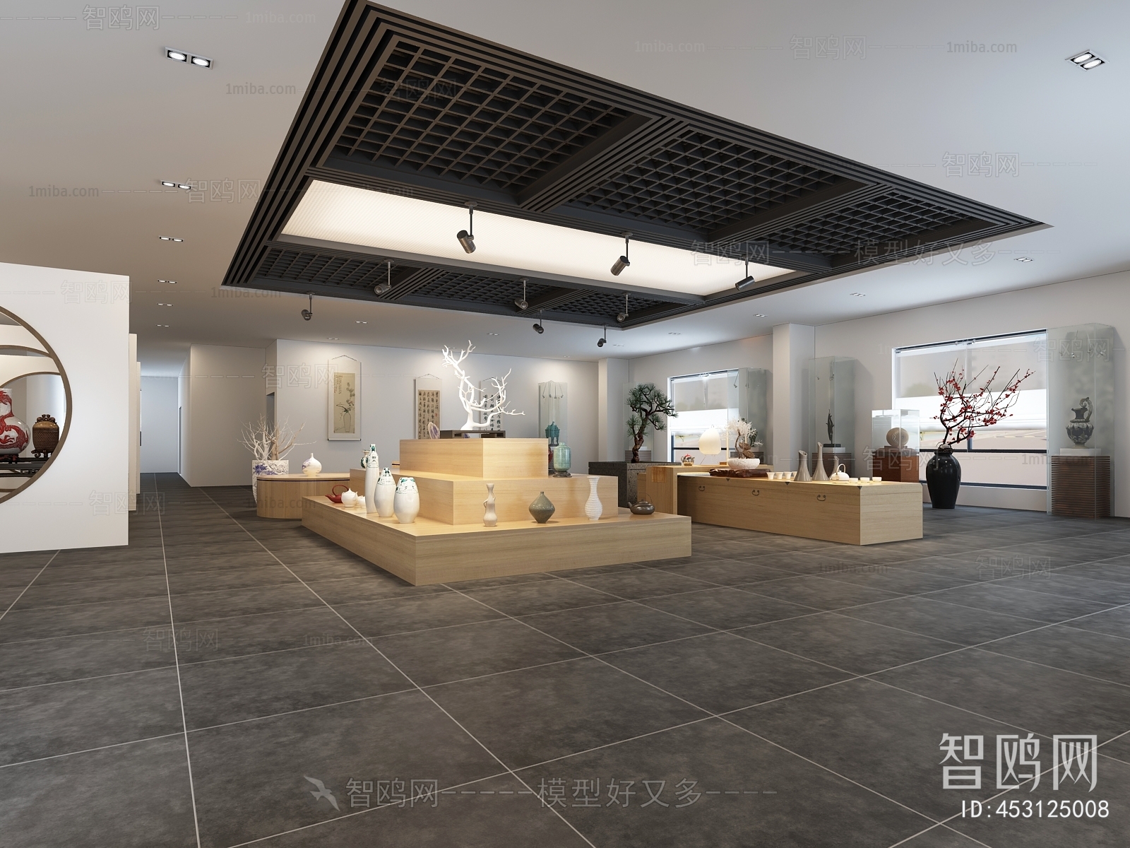 New Chinese Style Exhibition Hall