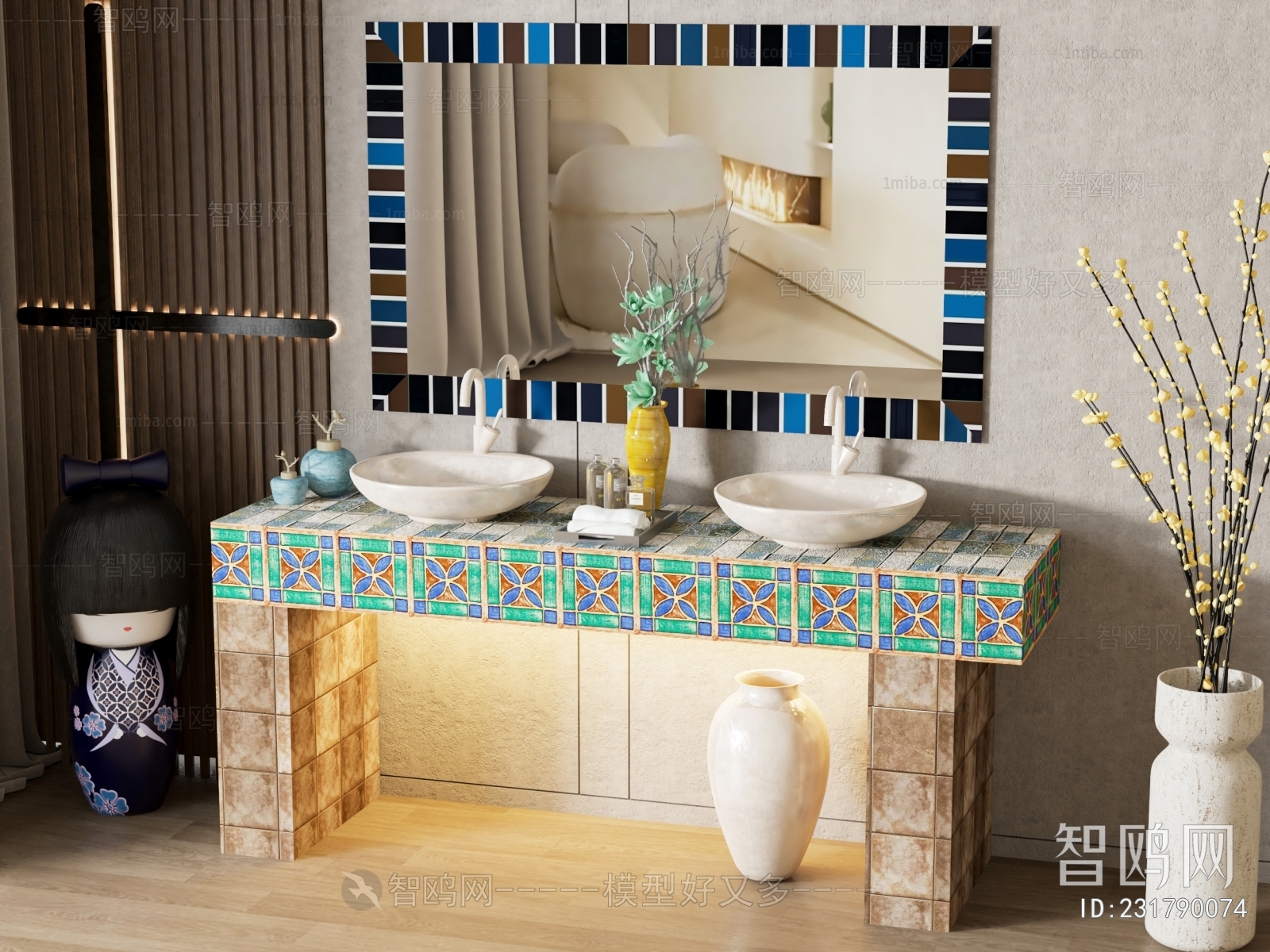 Modern Mediterranean Style Basin