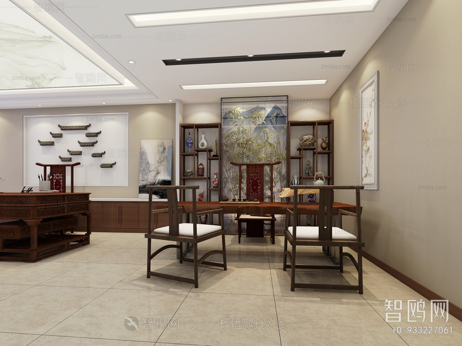 New Chinese Style Manager's Office