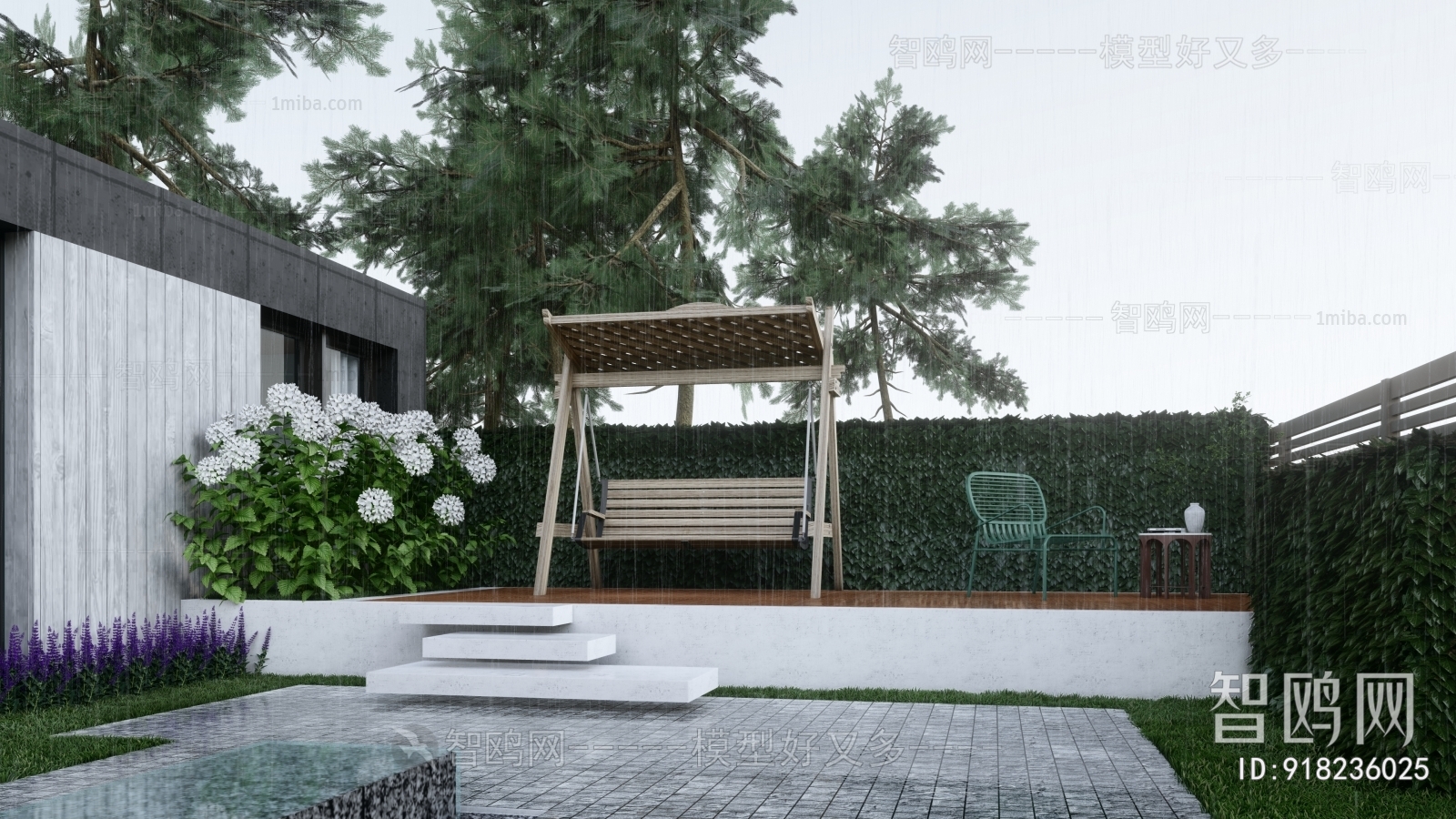 Modern Courtyard/landscape