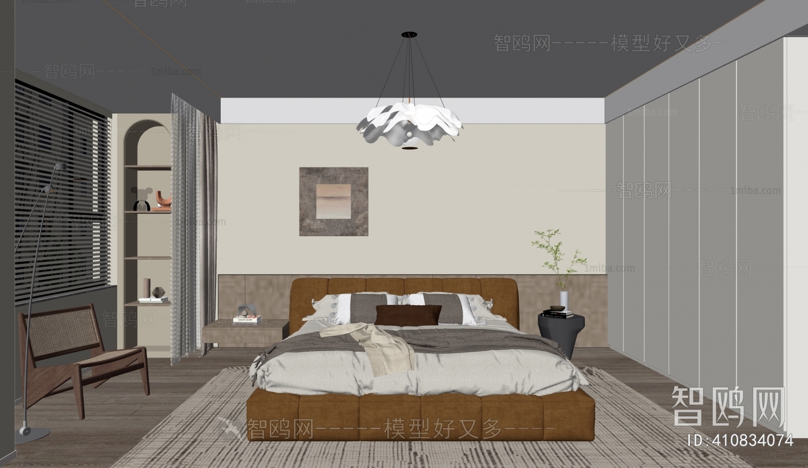 Wabi-sabi Style Bedroom