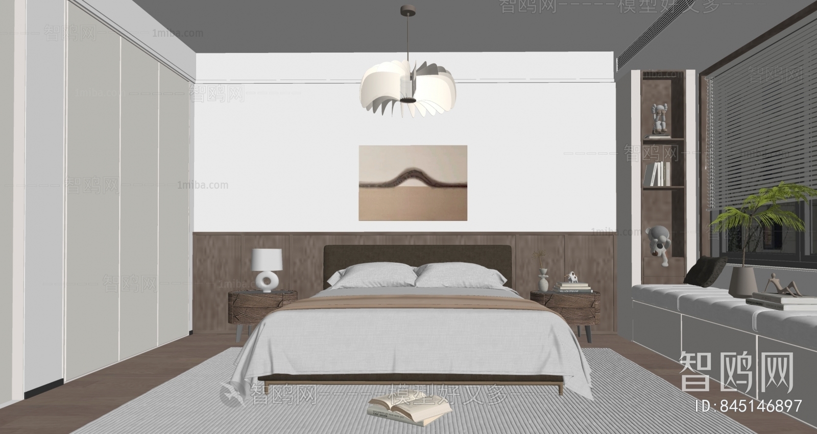 Wabi-sabi Style Bedroom