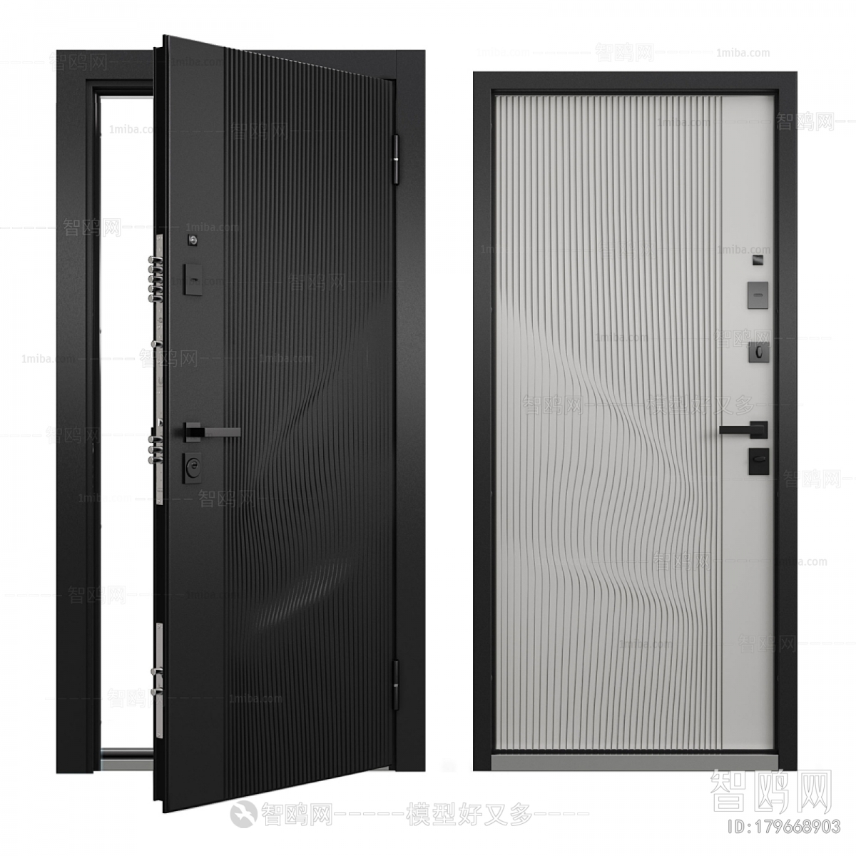 Modern Single Door