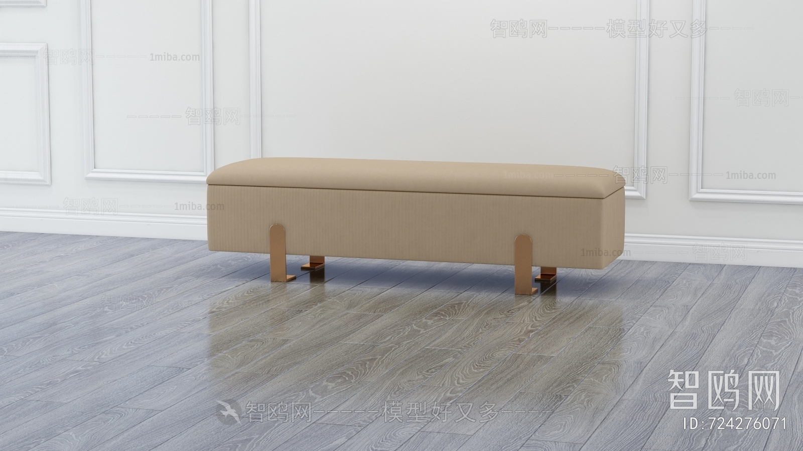 现代床尾凳