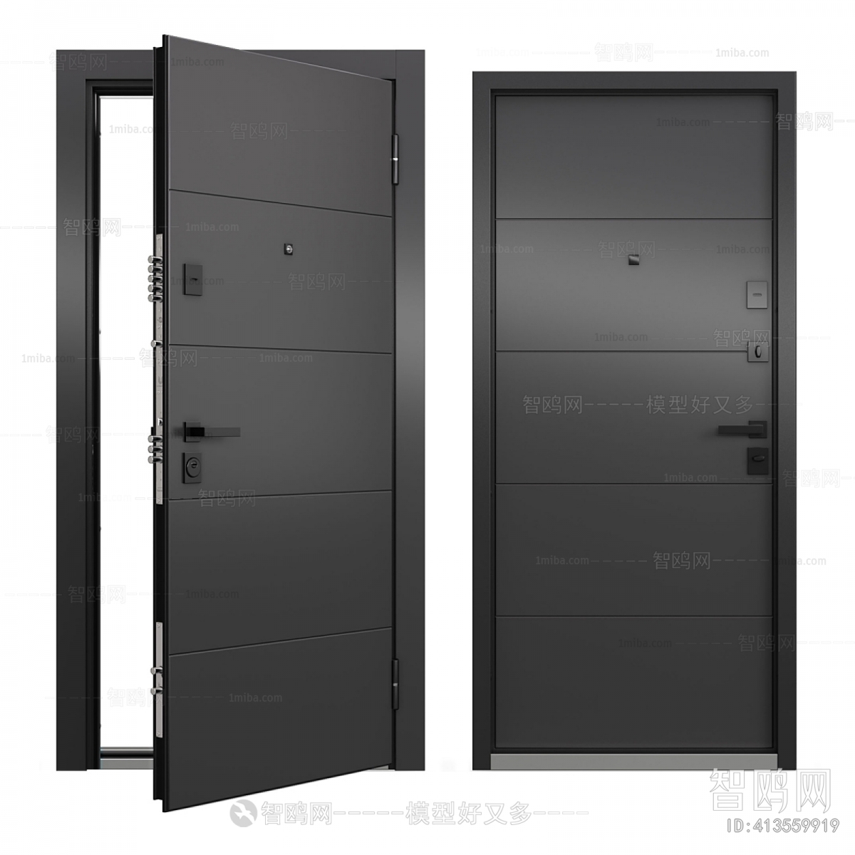 Modern Single Door