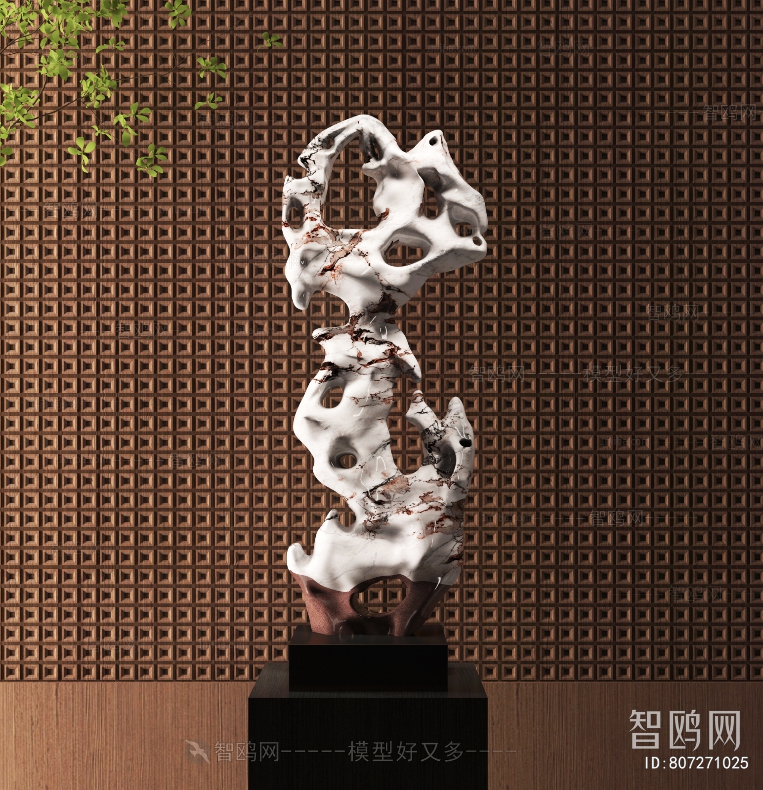 新中式太湖石雕塑