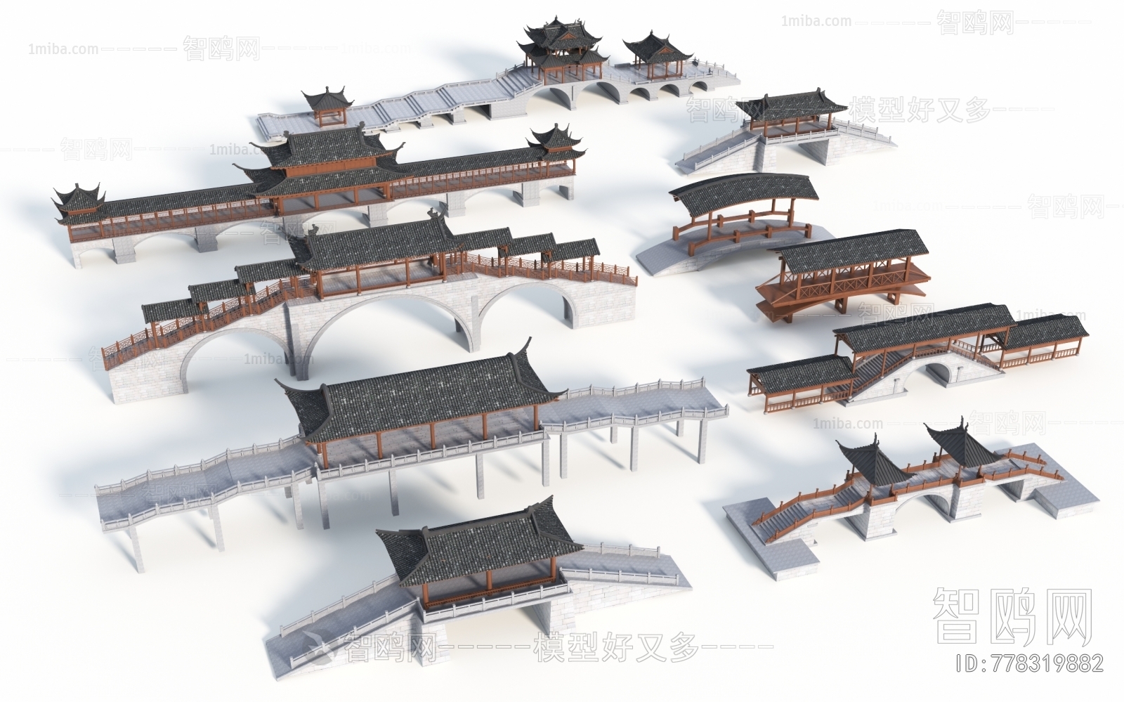 Chinese Style Building Component