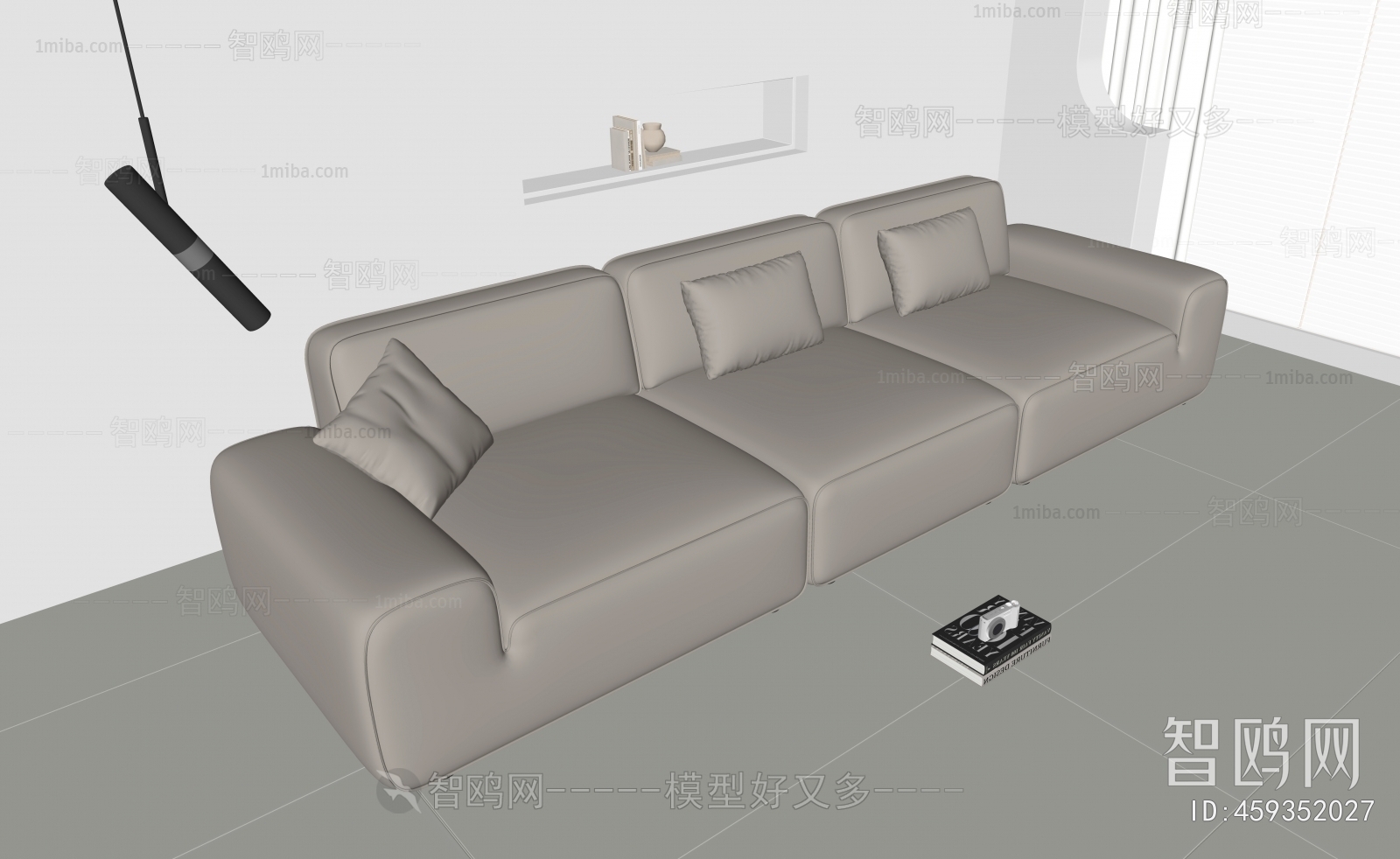 Modern Three-seat Sofa