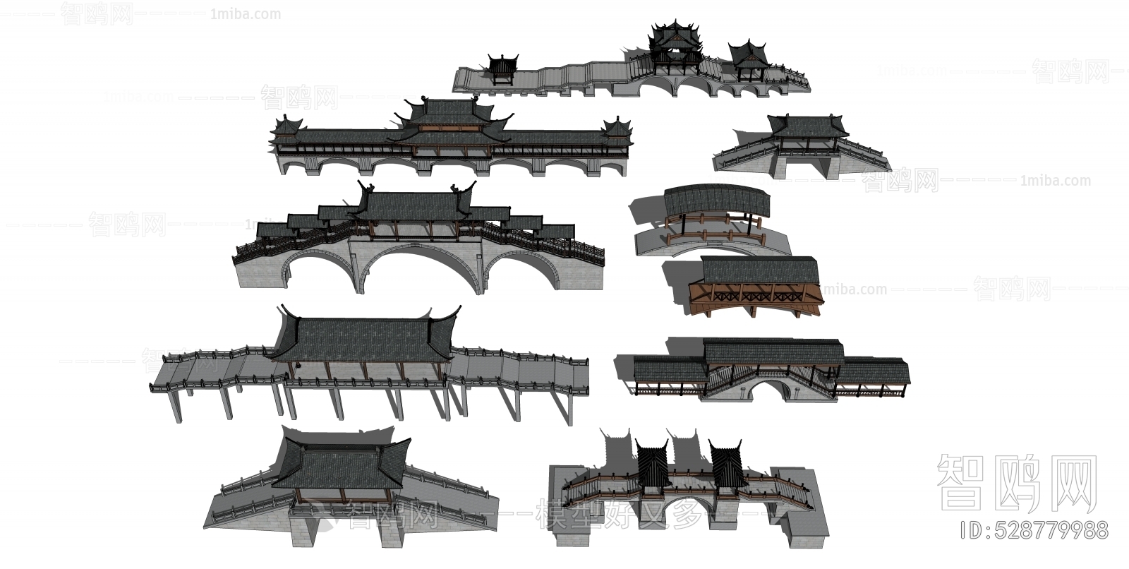 Chinese Style Building Component