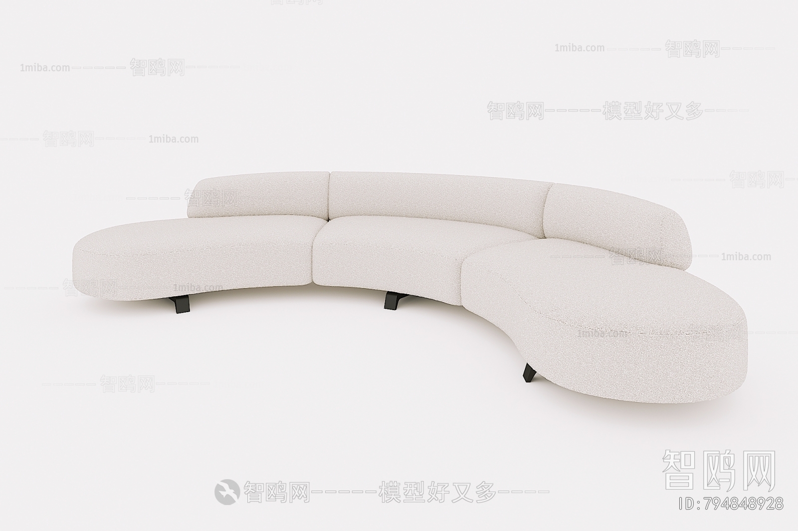 Modern Curved Sofa