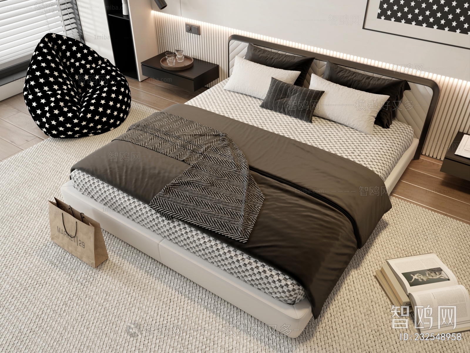 Modern Double Bed