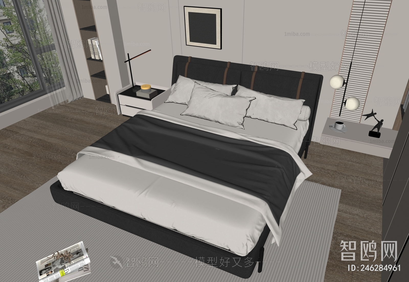 Modern Double Bed