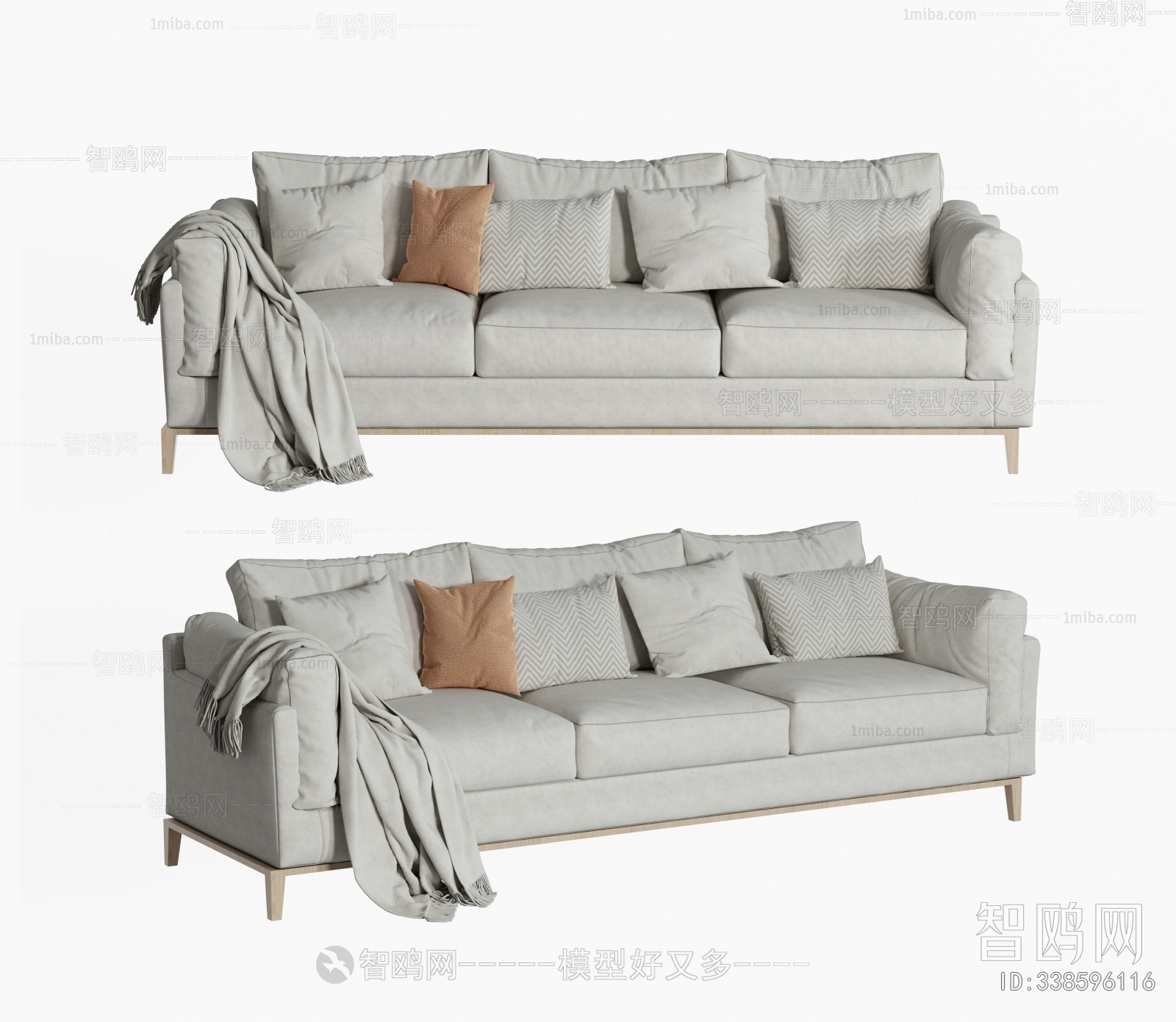 Modern Three-seat Sofa