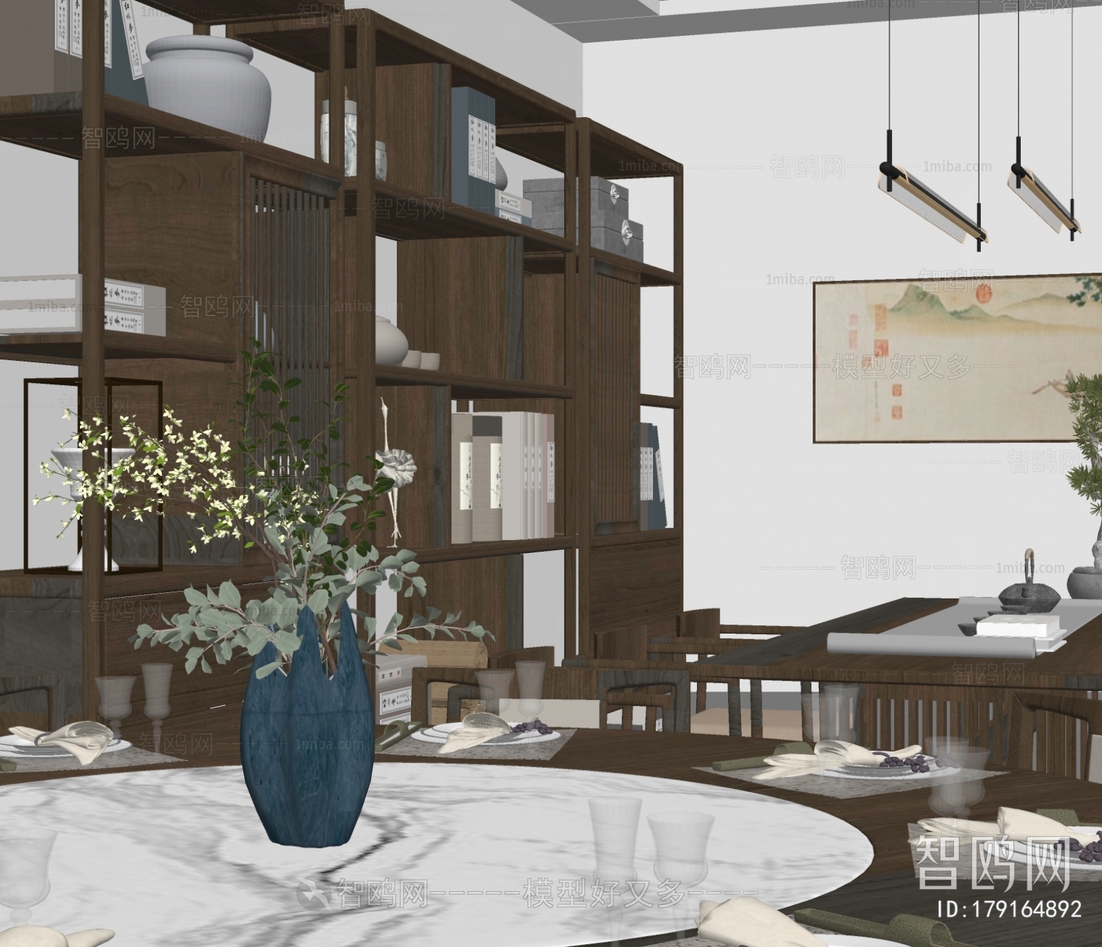 New Chinese Style Dining Room