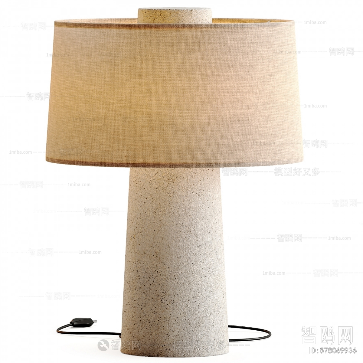 Wabi-sabi Style Table Lamp