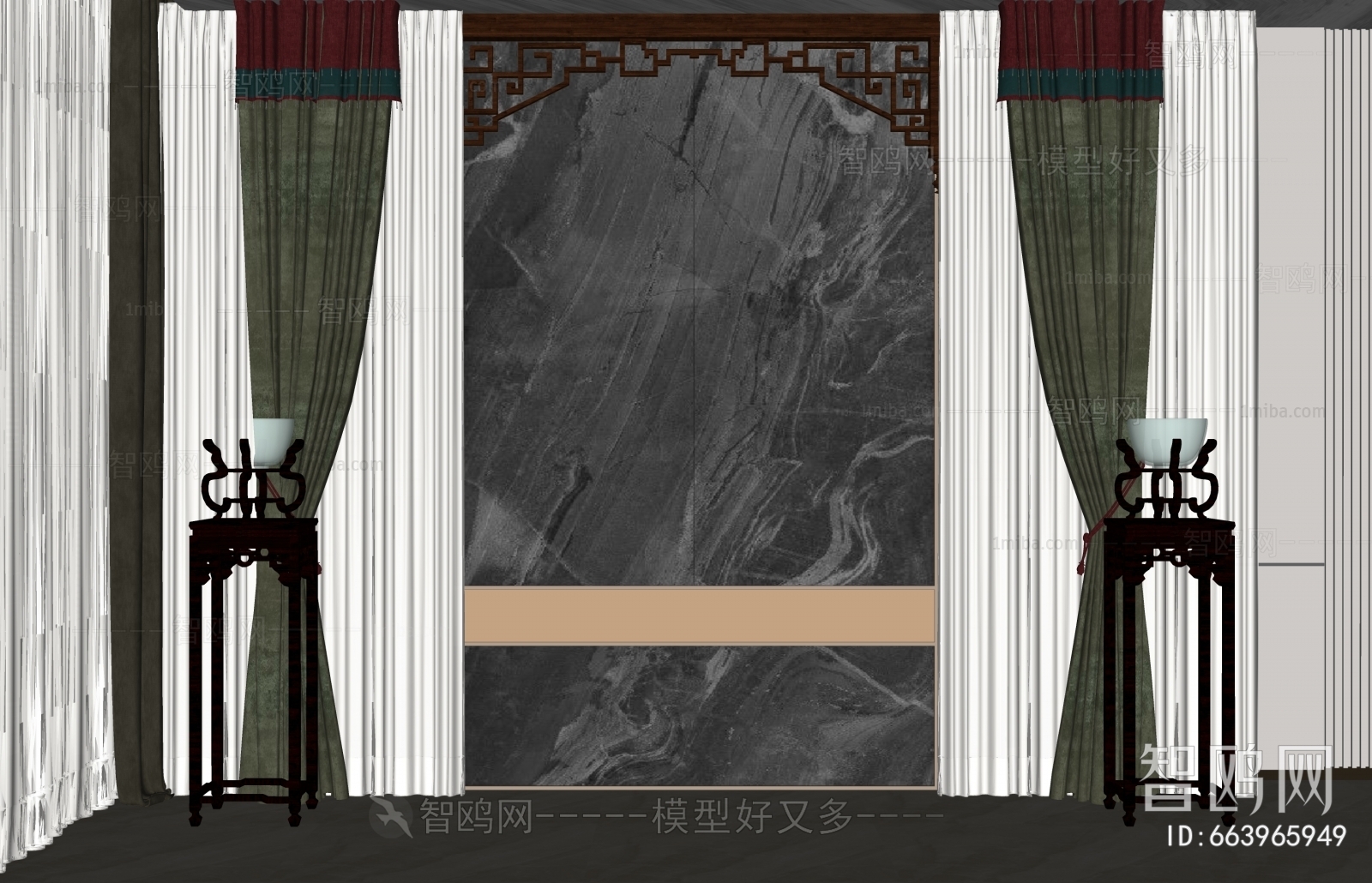 New Chinese Style The Curtain