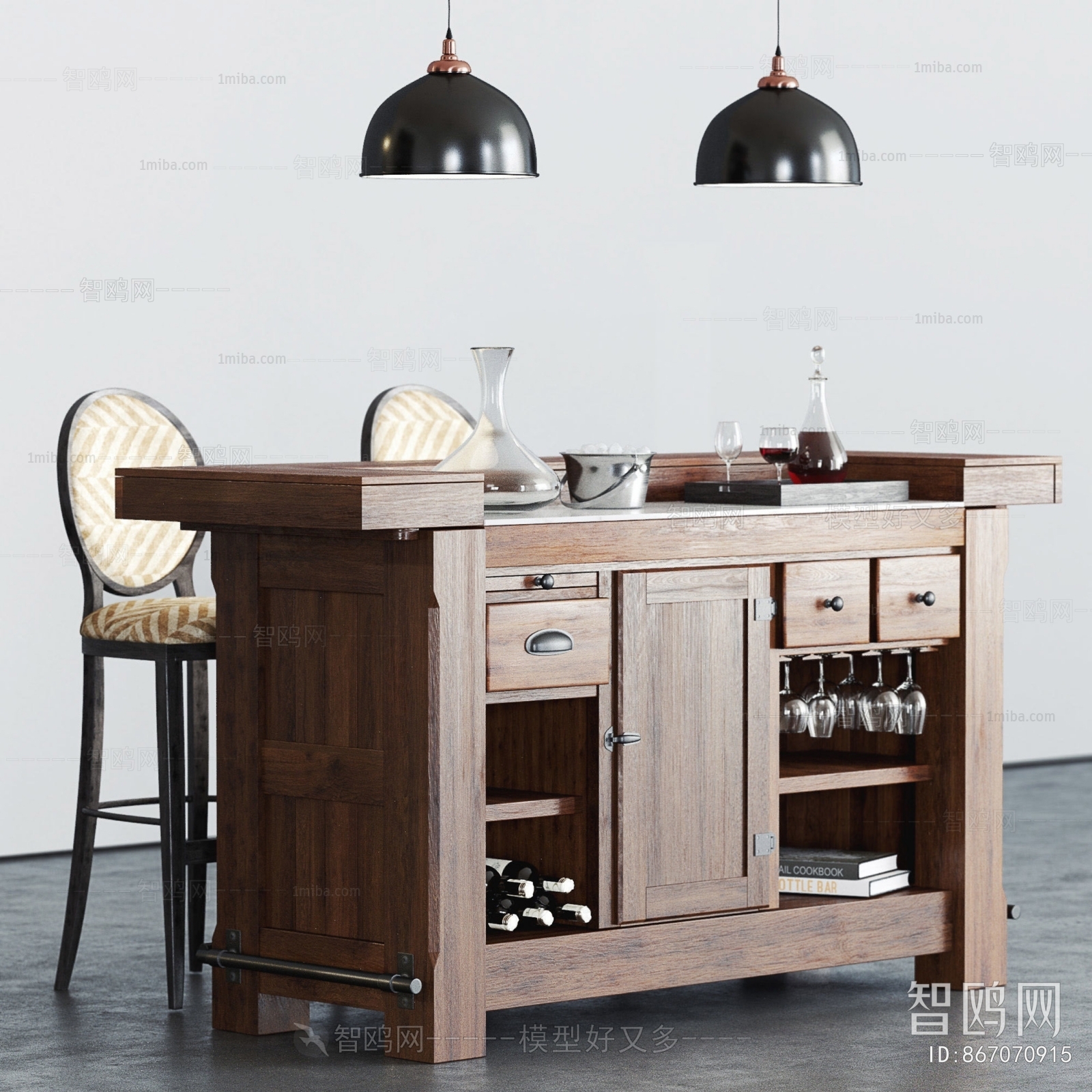 American Style Counter Bar