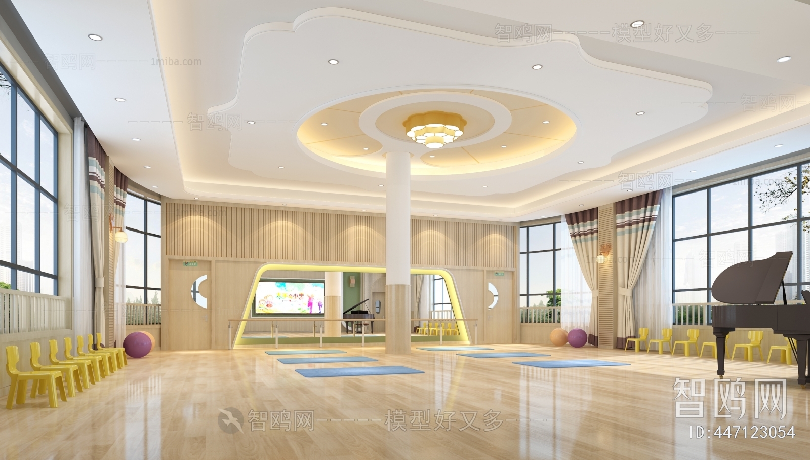 Modern Yoga Room