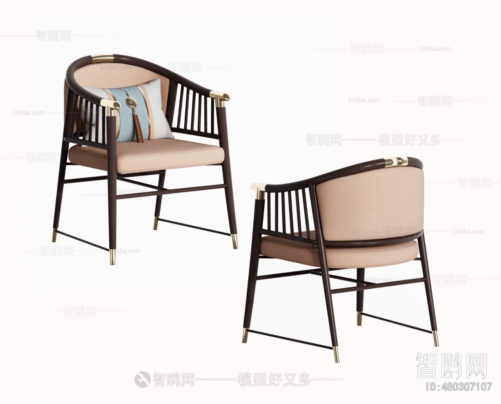 New Chinese Style Single Chair