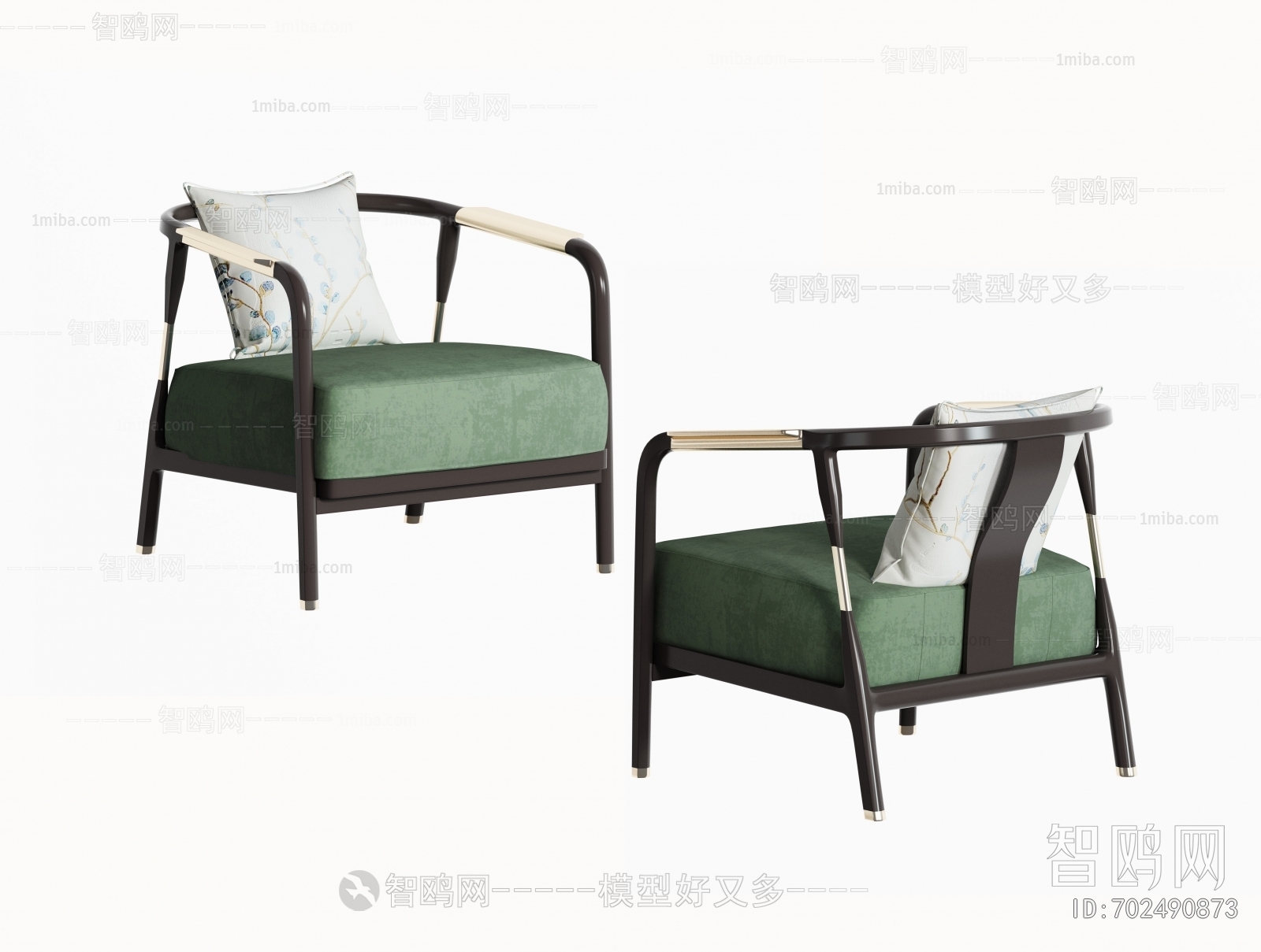 New Chinese Style Single Chair