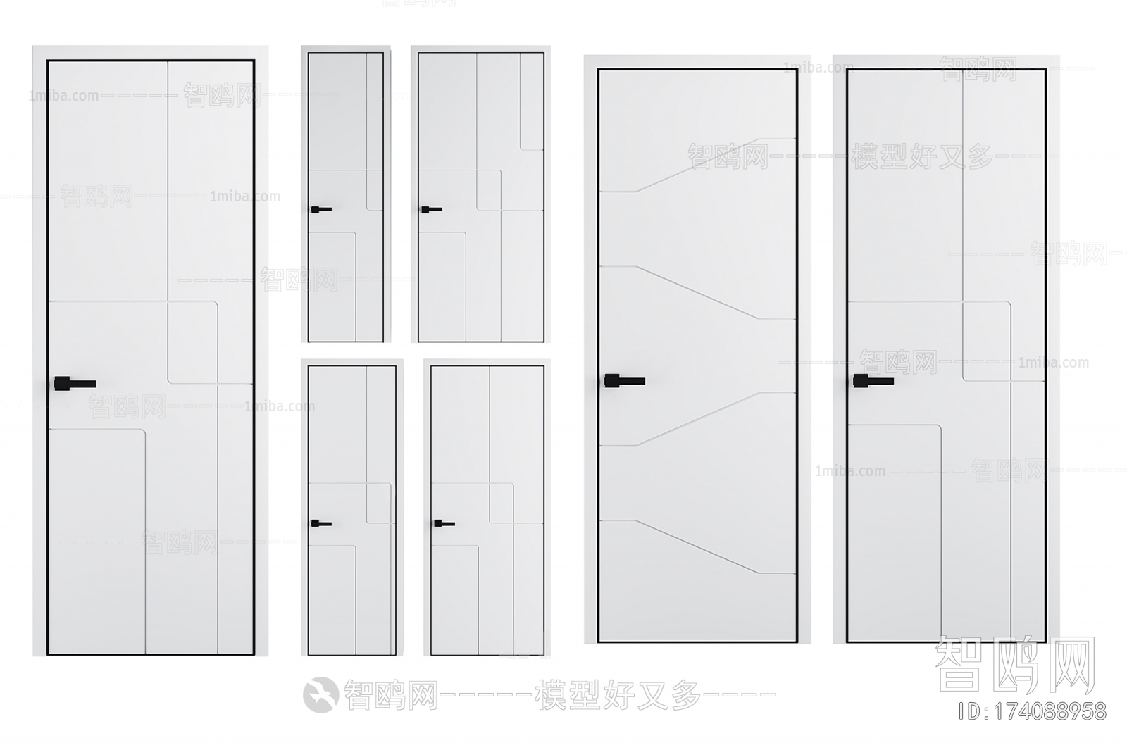 Modern Single Door