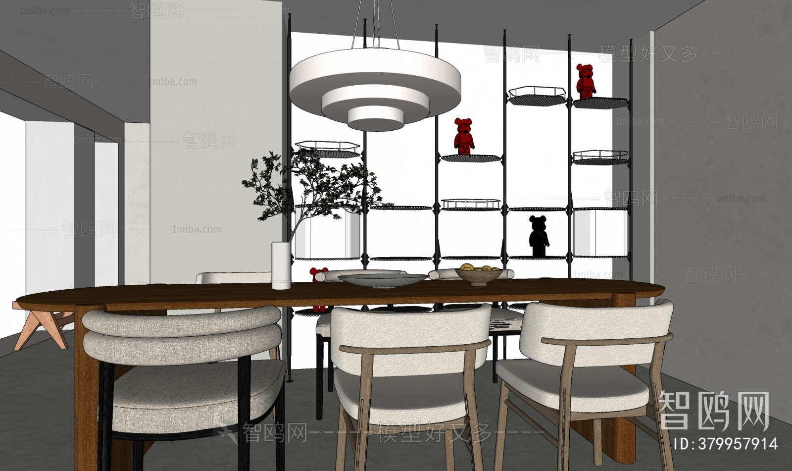 Modern Nordic Style Dining Room