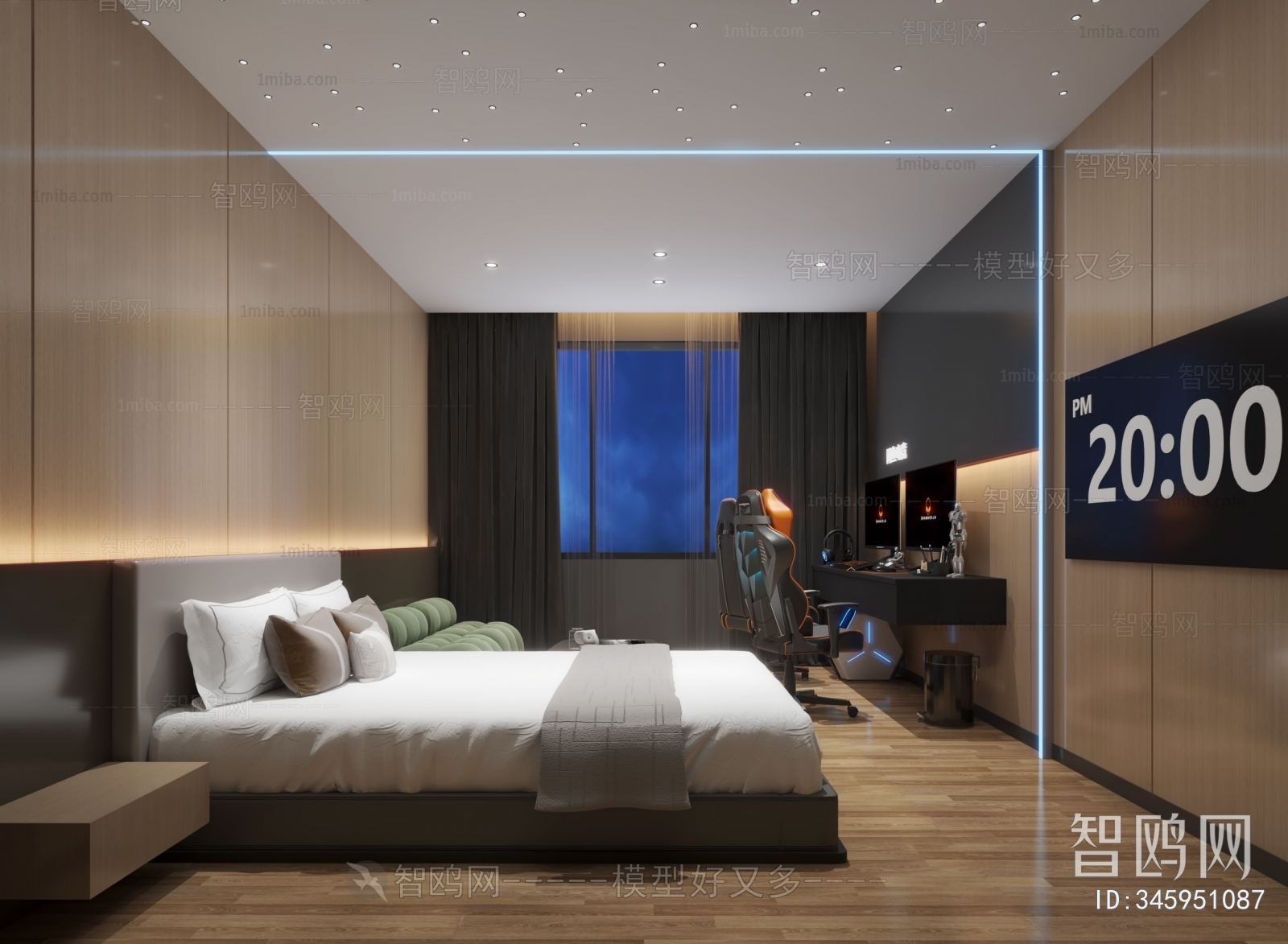 Modern Guest Room