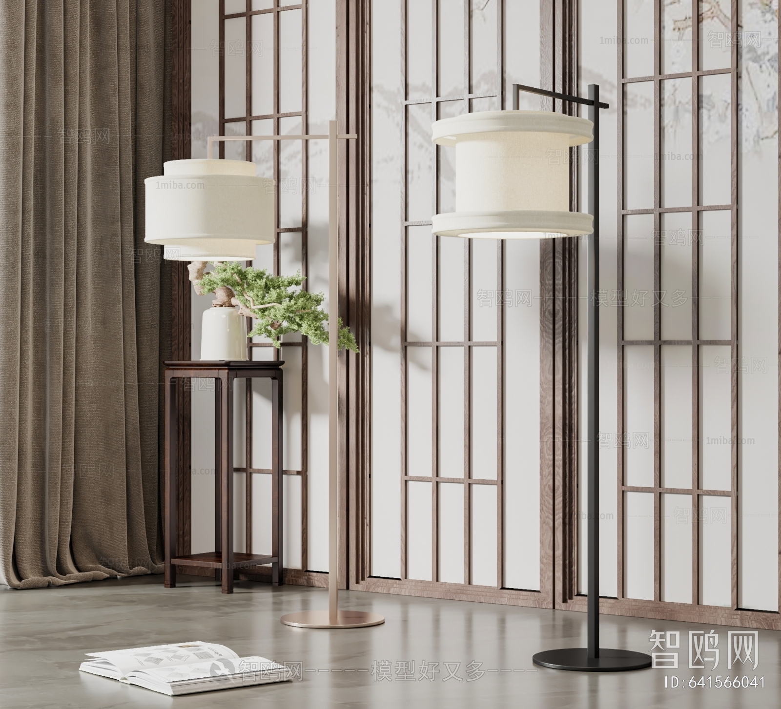 New Chinese Style Floor Lamp