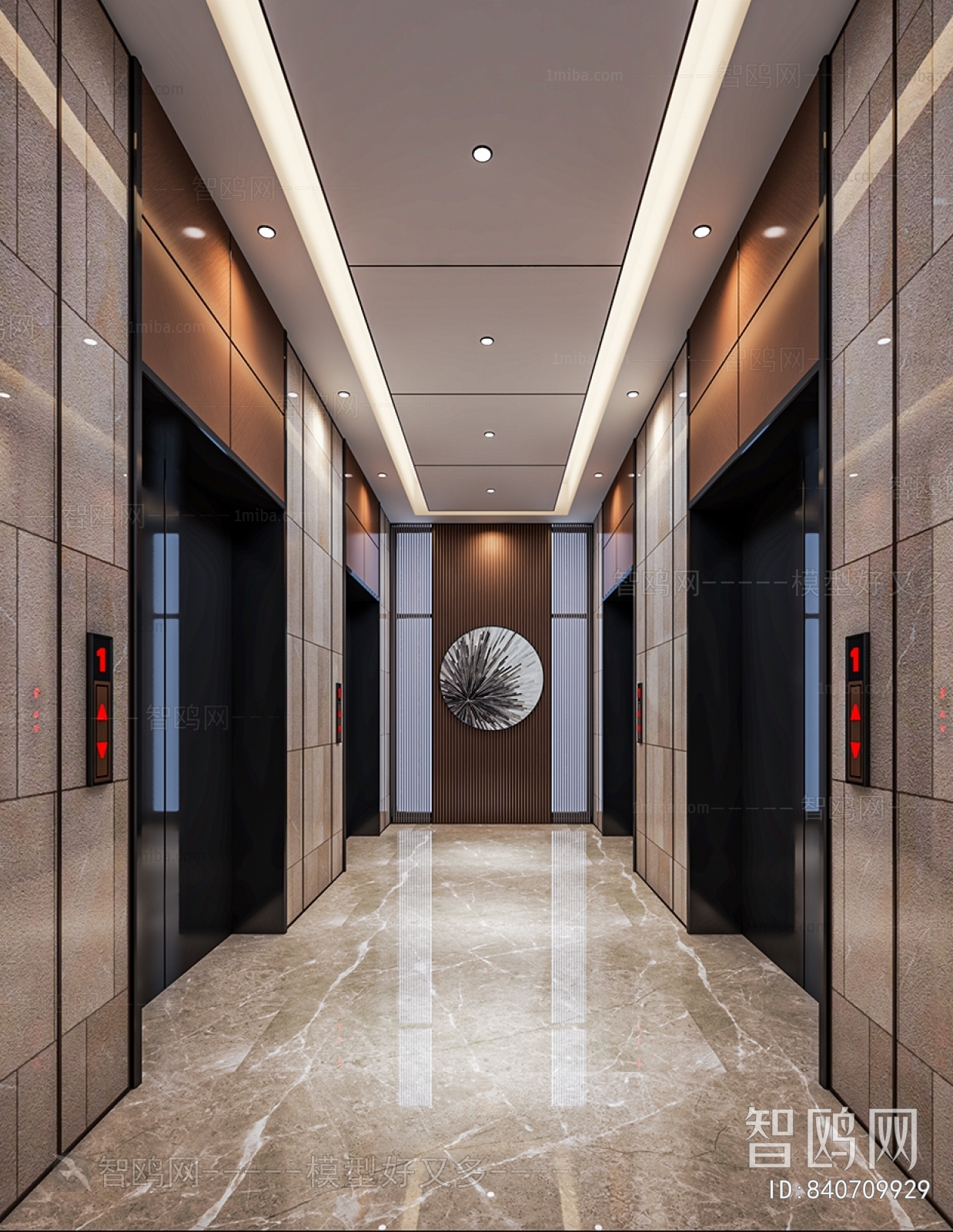 Modern Elevator Hall