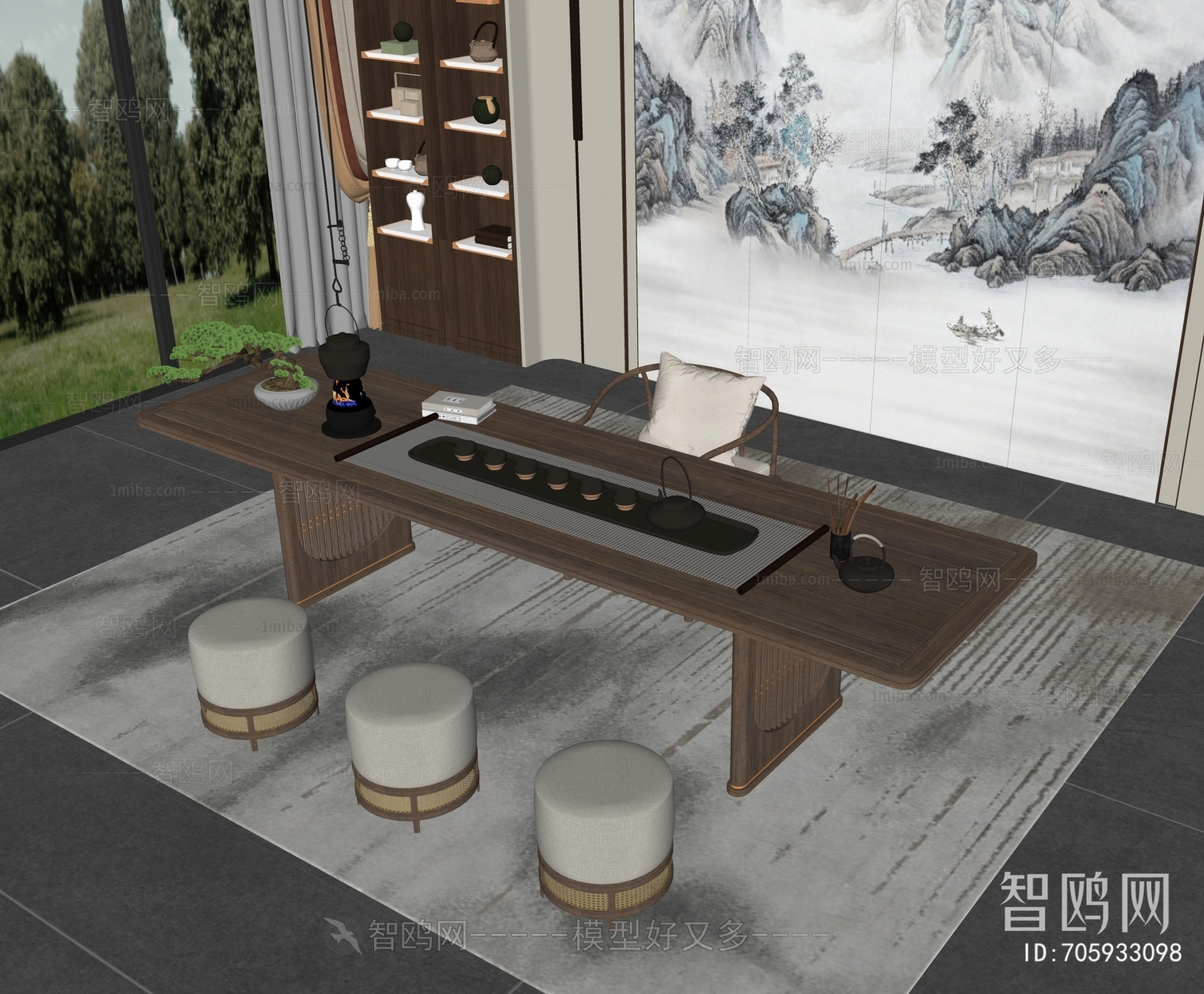 New Chinese Style Tea Tables And Chairs