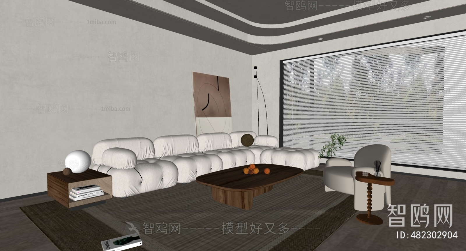 Wabi-sabi Style A Living Room