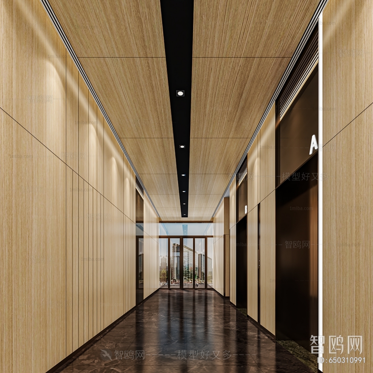 Modern Corridor/elevator Hall