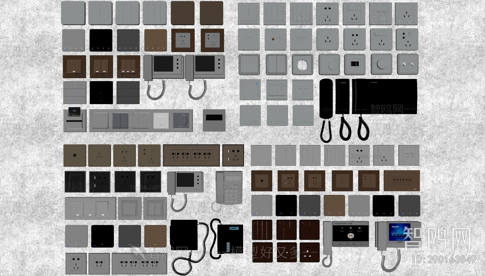 Modern Switch Socket Panel